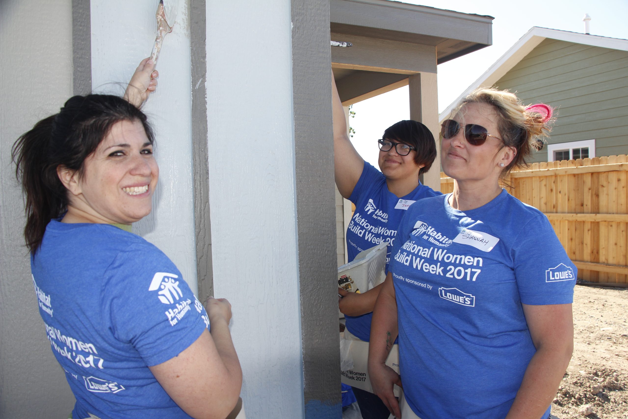 Rose volunteering with habitat for humanity